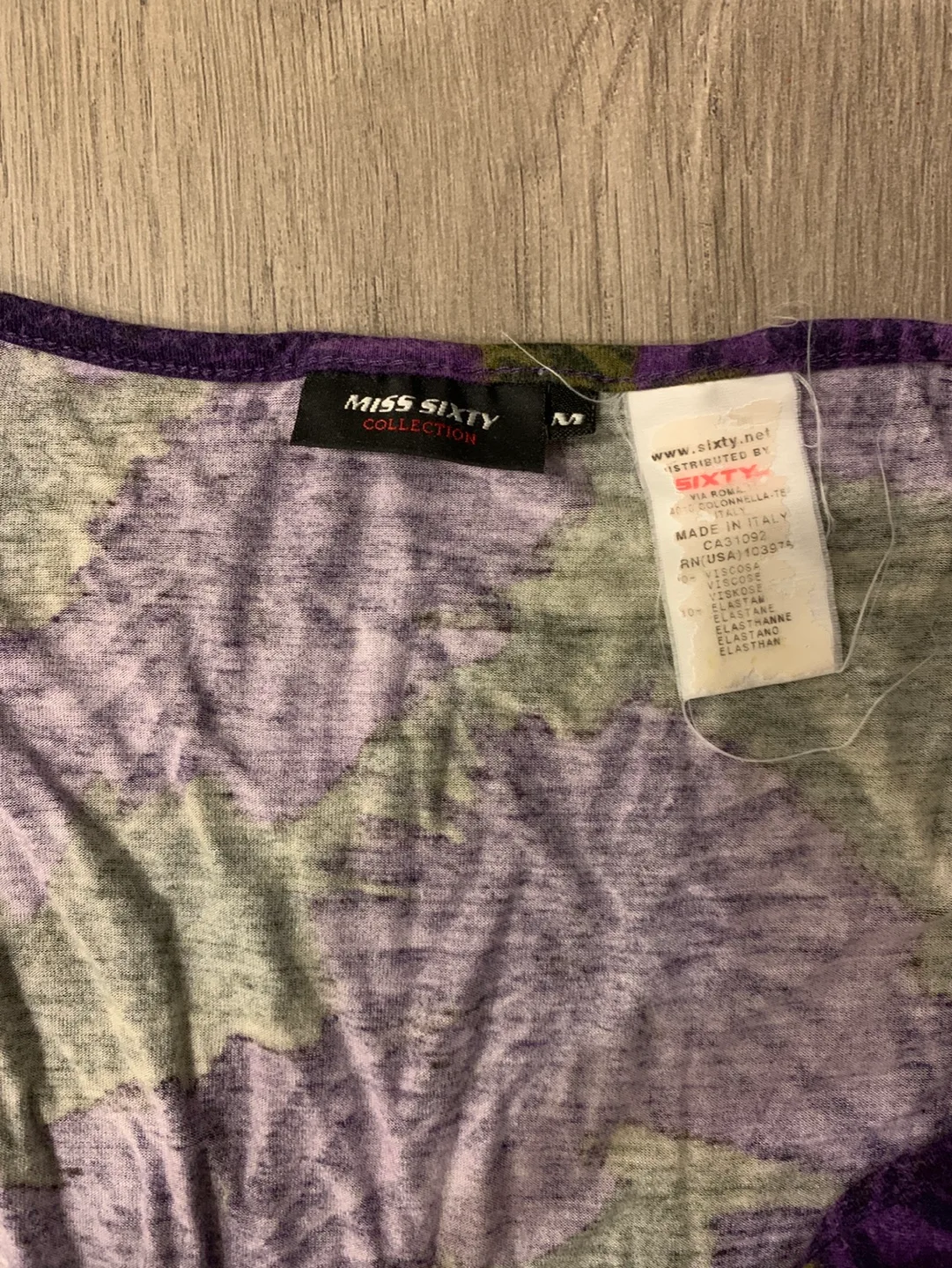 Miss Sixty Collection Long Sleeve Blouse Size M image indicator(3)