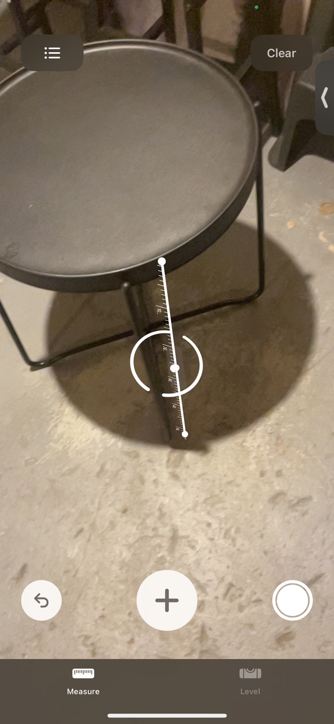 Small Black Round Side Table - photo 2