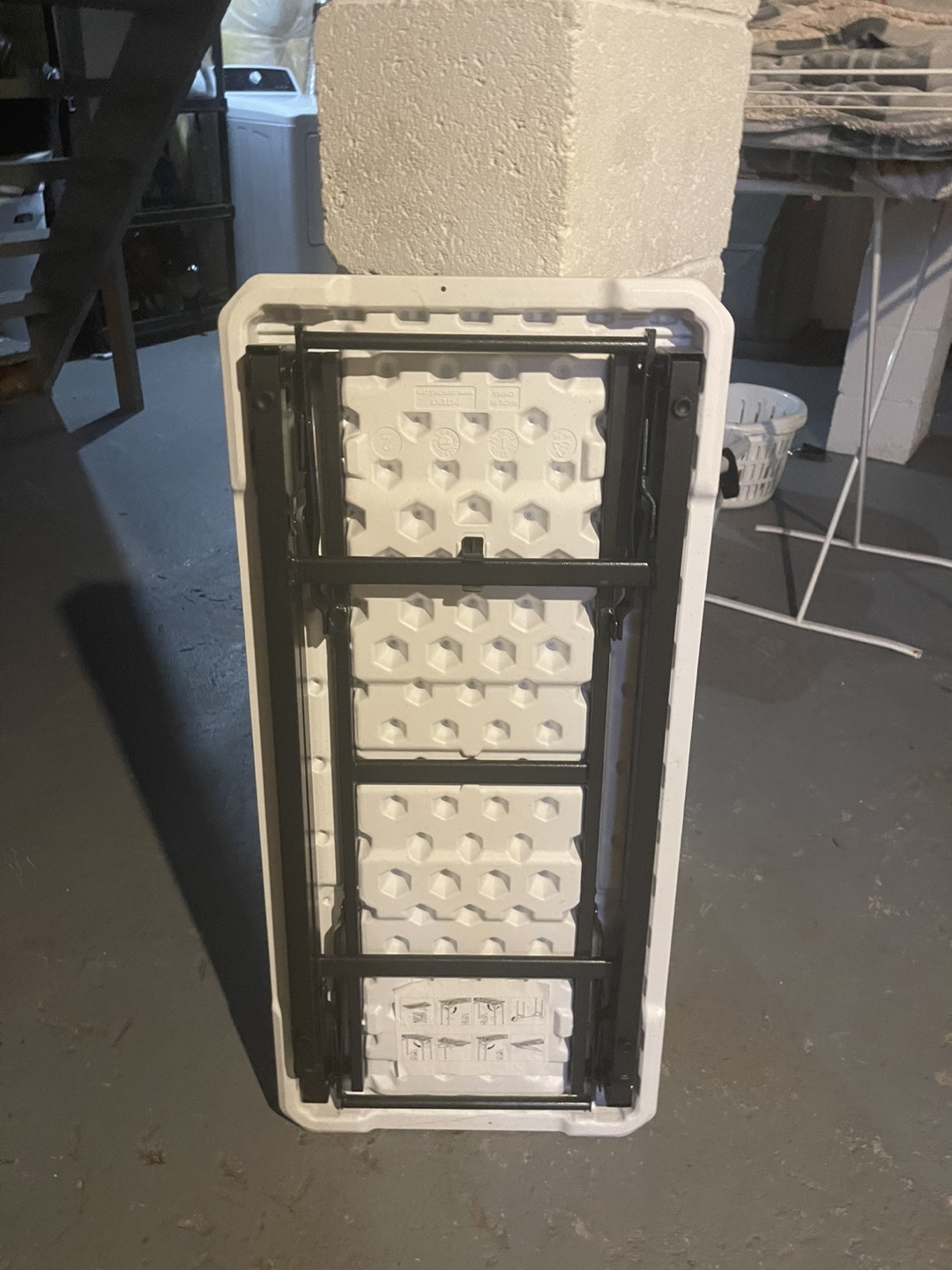 White Folding Table - photo 4