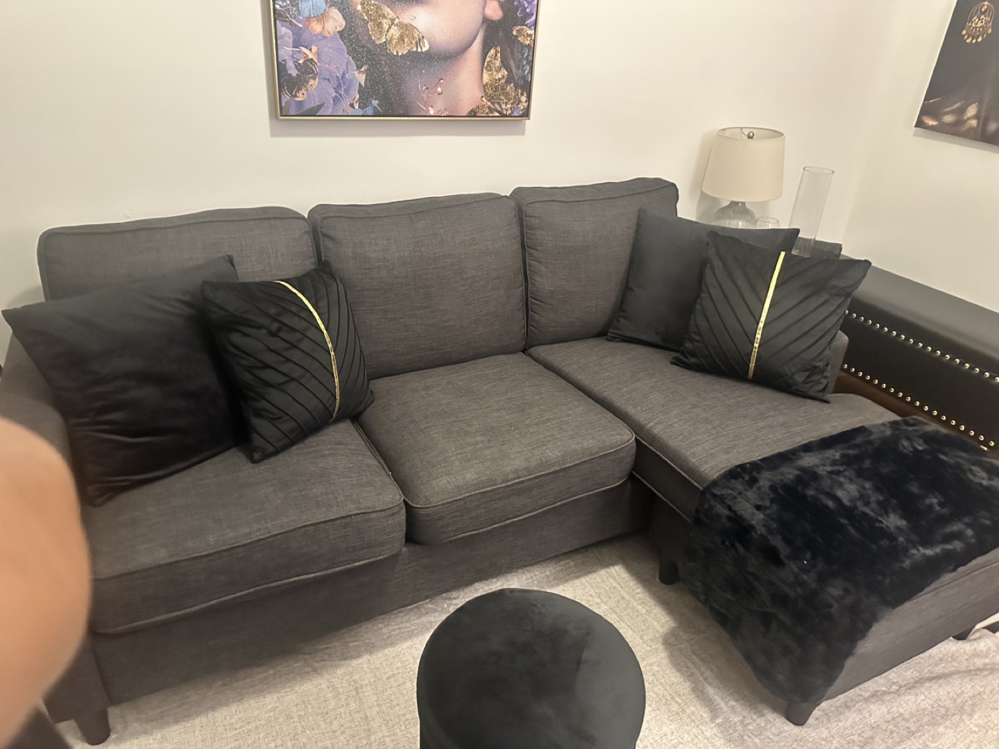 Gray Sectional Sofa