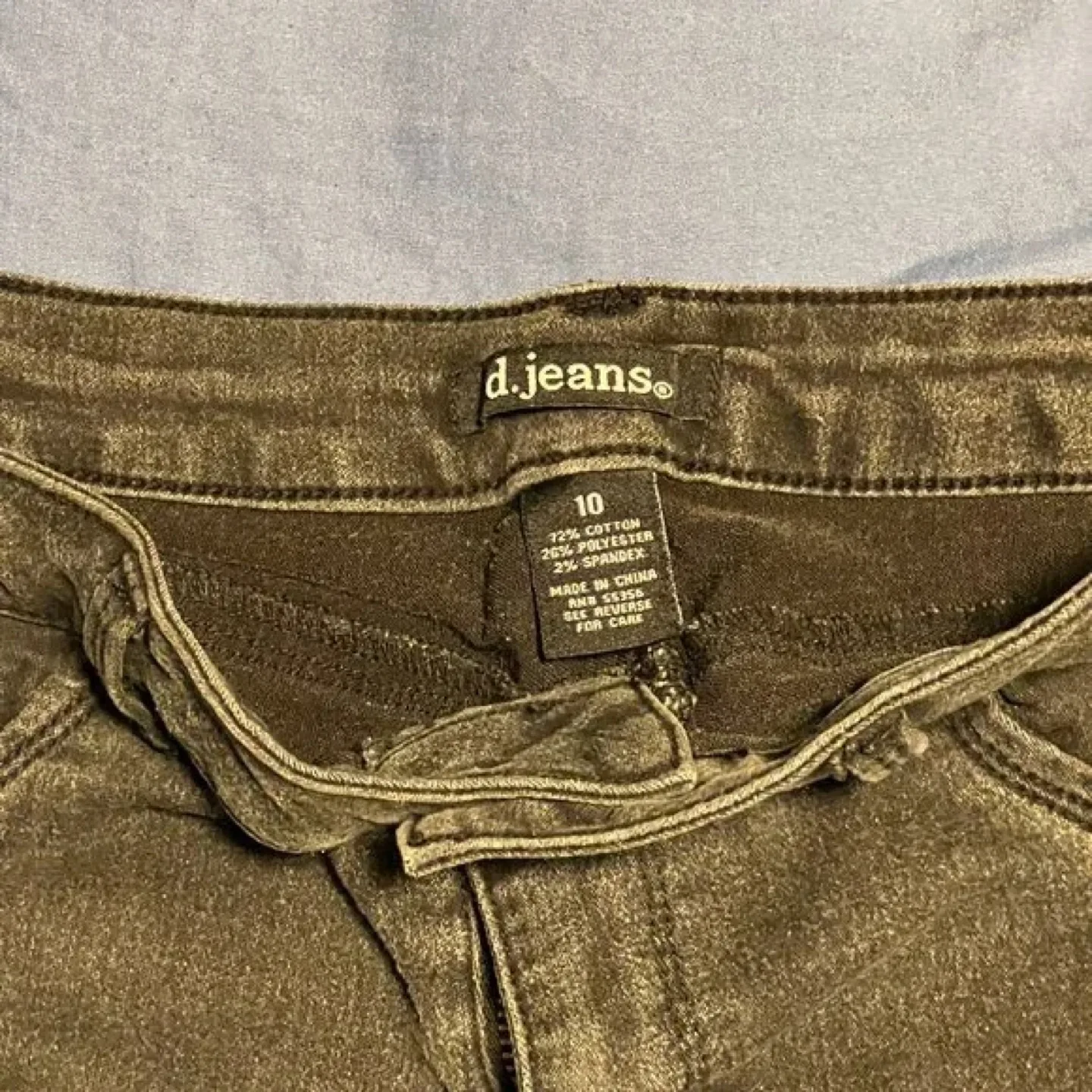 D.jeans Size 10 Black Skinny Jeans image indicator(5)