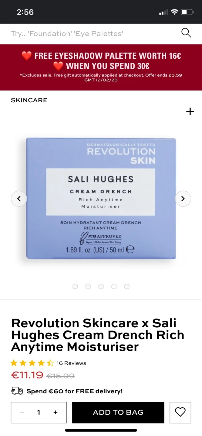 Revolution Skincare Cream Drench Rich Anytime Moisturizer image indicator(2)