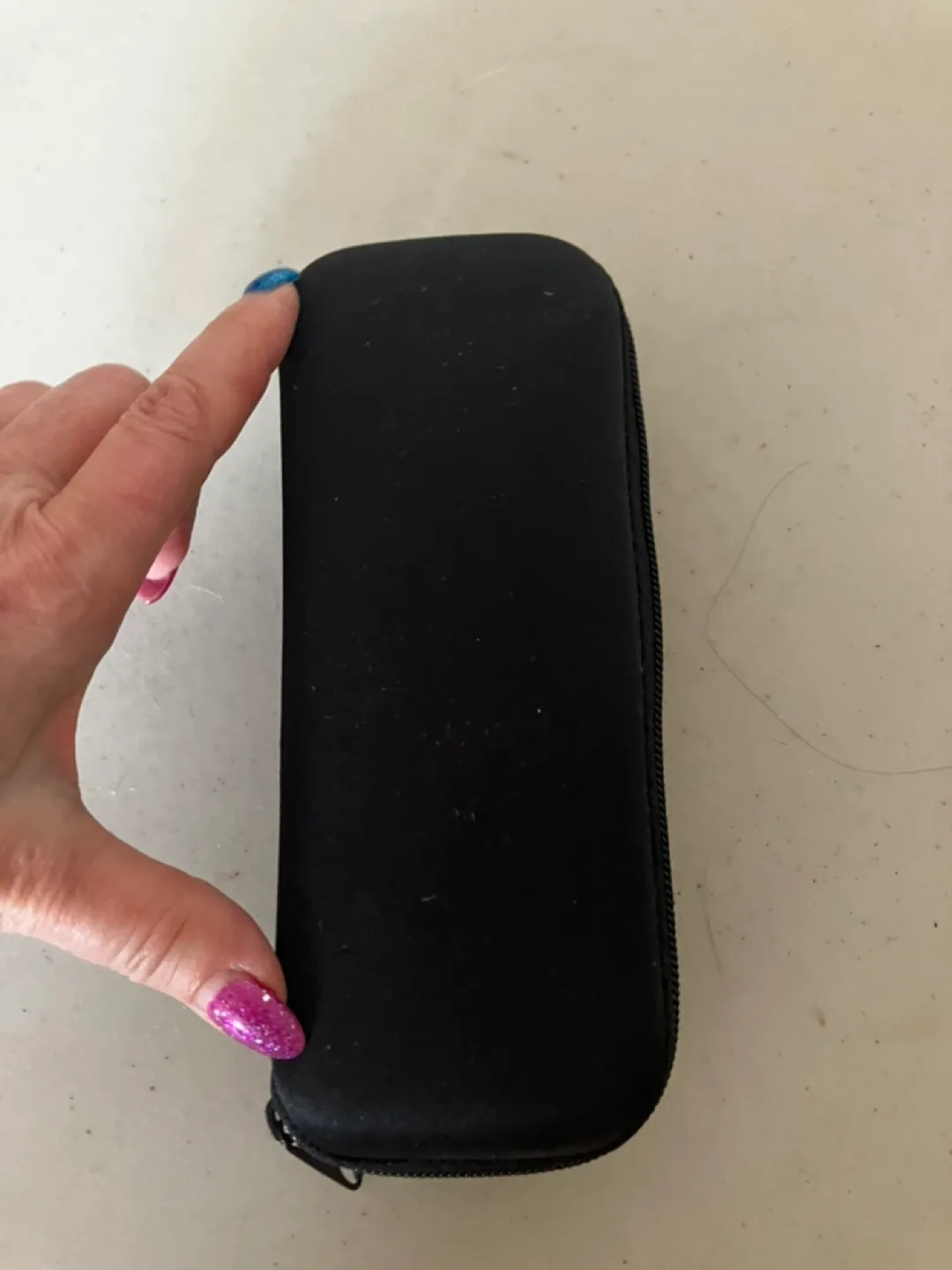 Black Compact Travel Umbrella with Case image indicator(3)