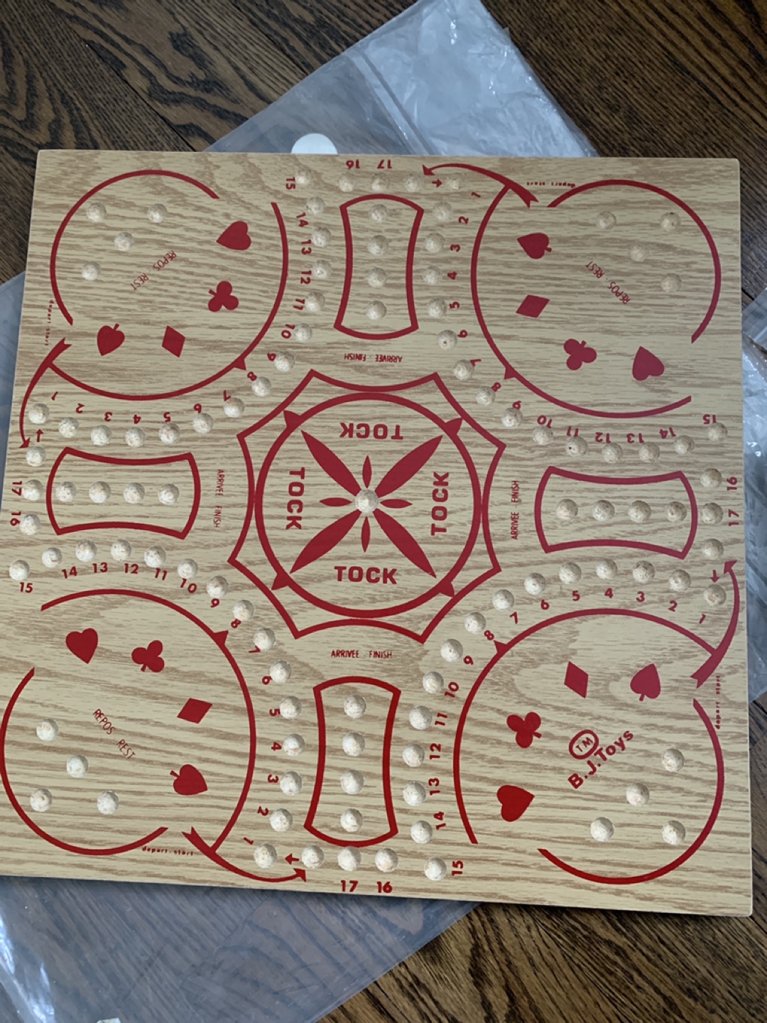 Vintage Tock Board Game by BJ Toys