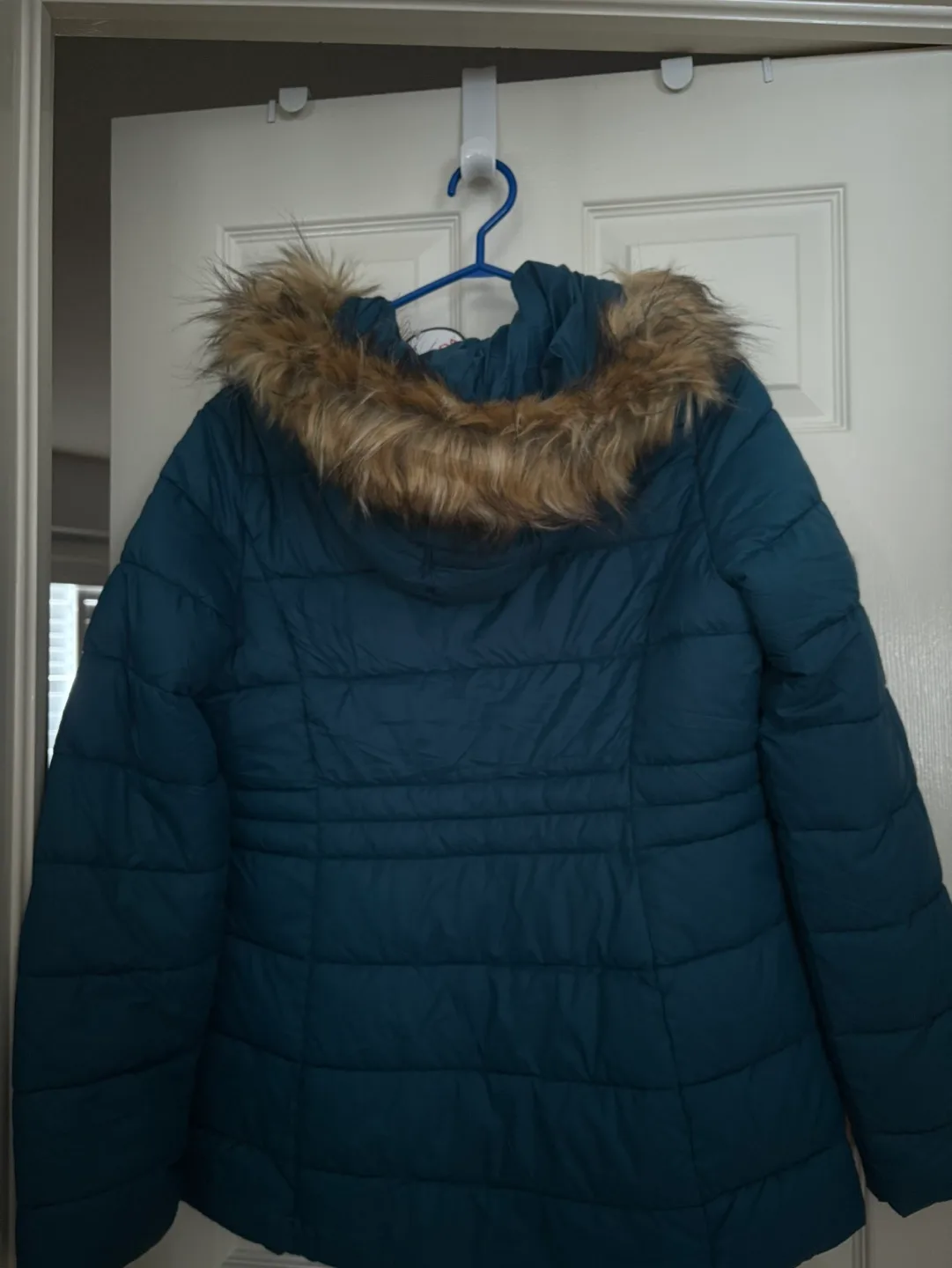 Canada Weathergear Teal Hooded Puffer Jacket image indicator(3)