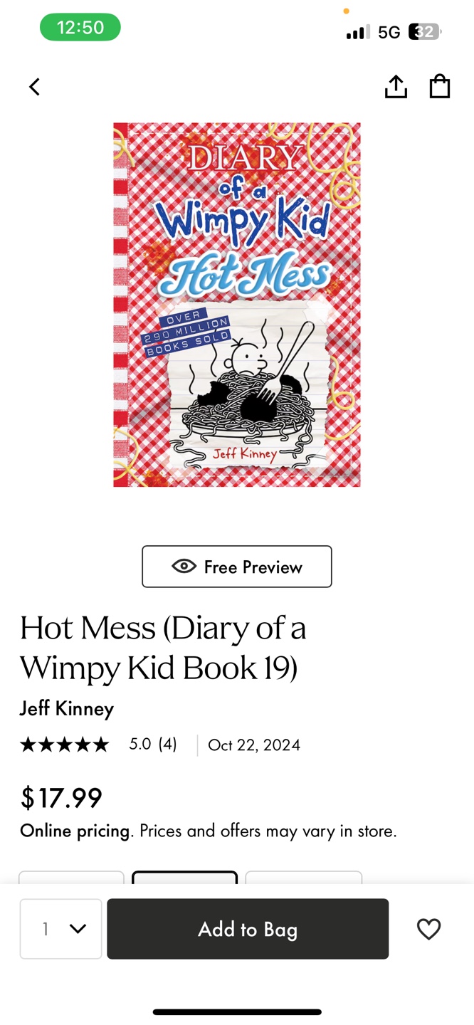 Diary of a Wimpy Kid Book 19: Hot Mess - Jeff Kinney