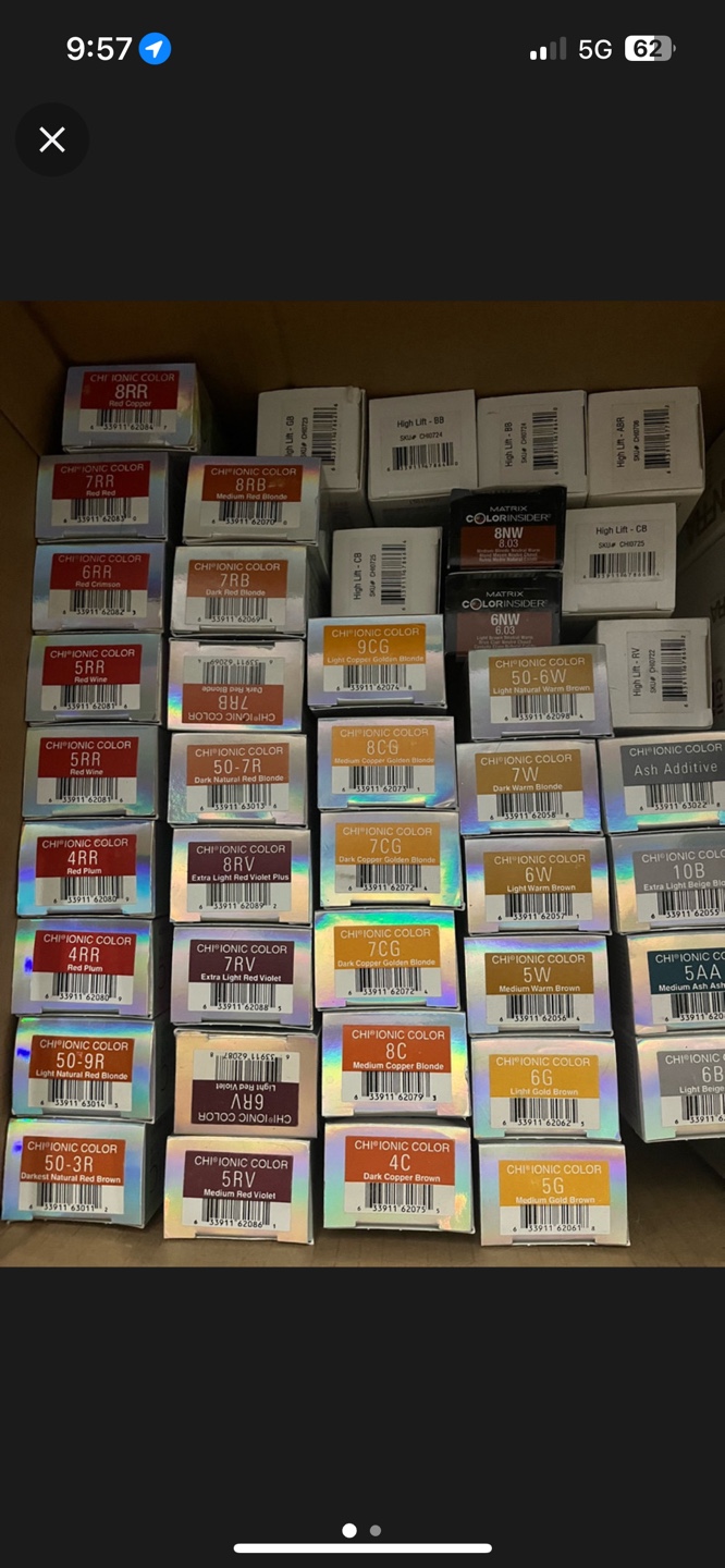 CHI Ionic Color Hair Dye - Bulk Lot