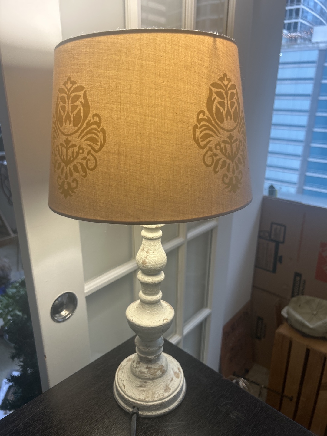 Vintage Lamp with Decorative Lampshade