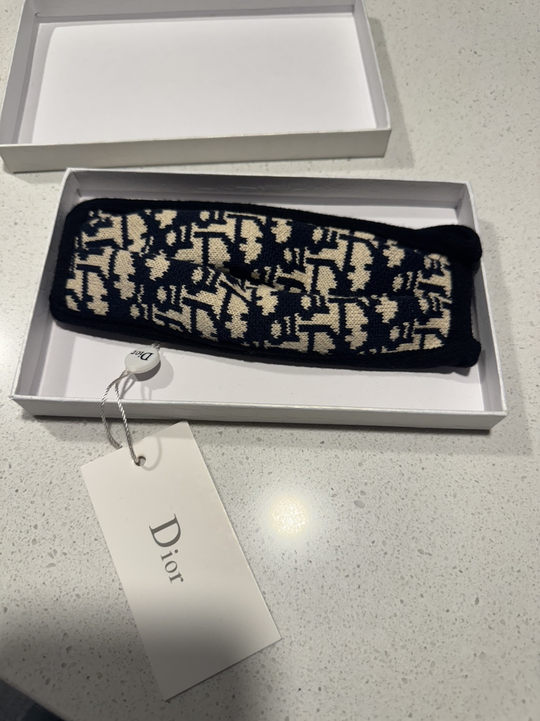 Dior Knitted Face Mask - Brand New with Box & Tags - photo 2