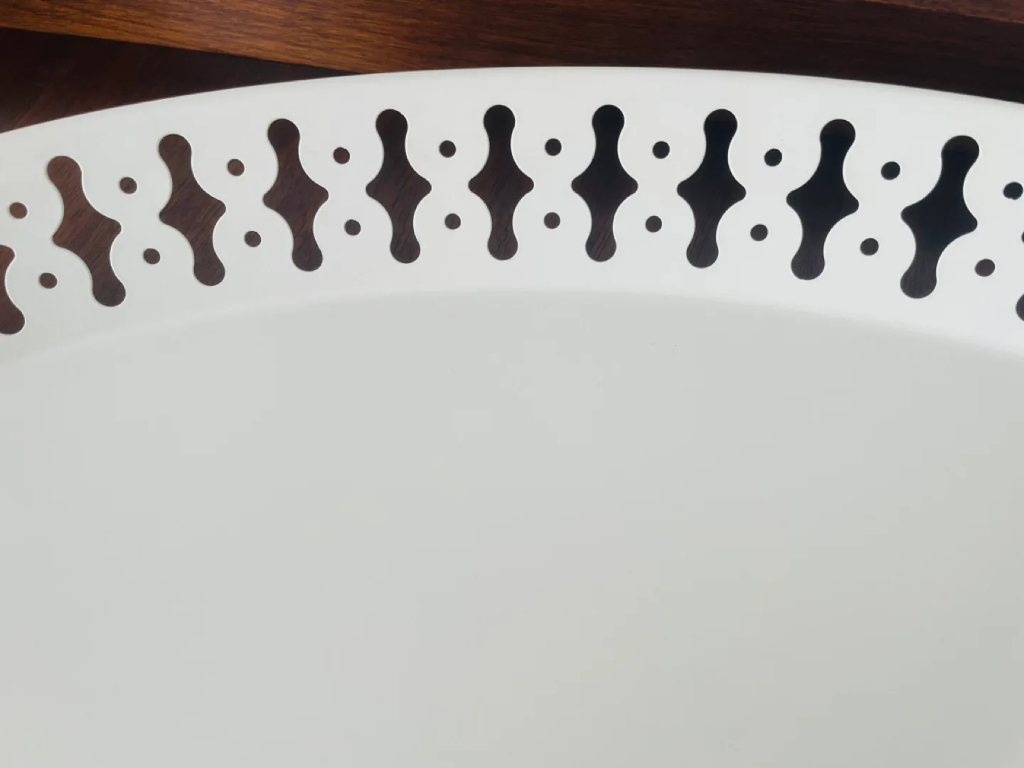 IKEA ROMANTISK Tray - White - 52x39 cm image indicator(3)