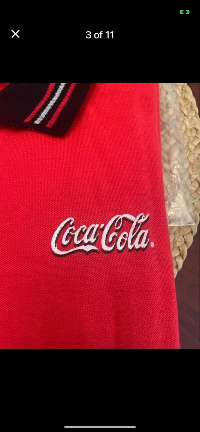 Coca-Cola Red Polo Shirt - Size Large image indicator(2)