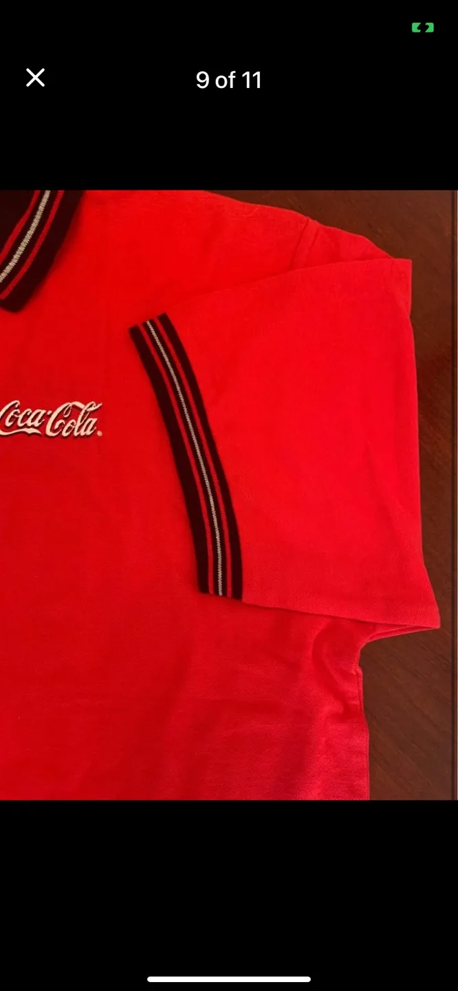 Coca-Cola Red Polo Shirt - Size Large image indicator(8)