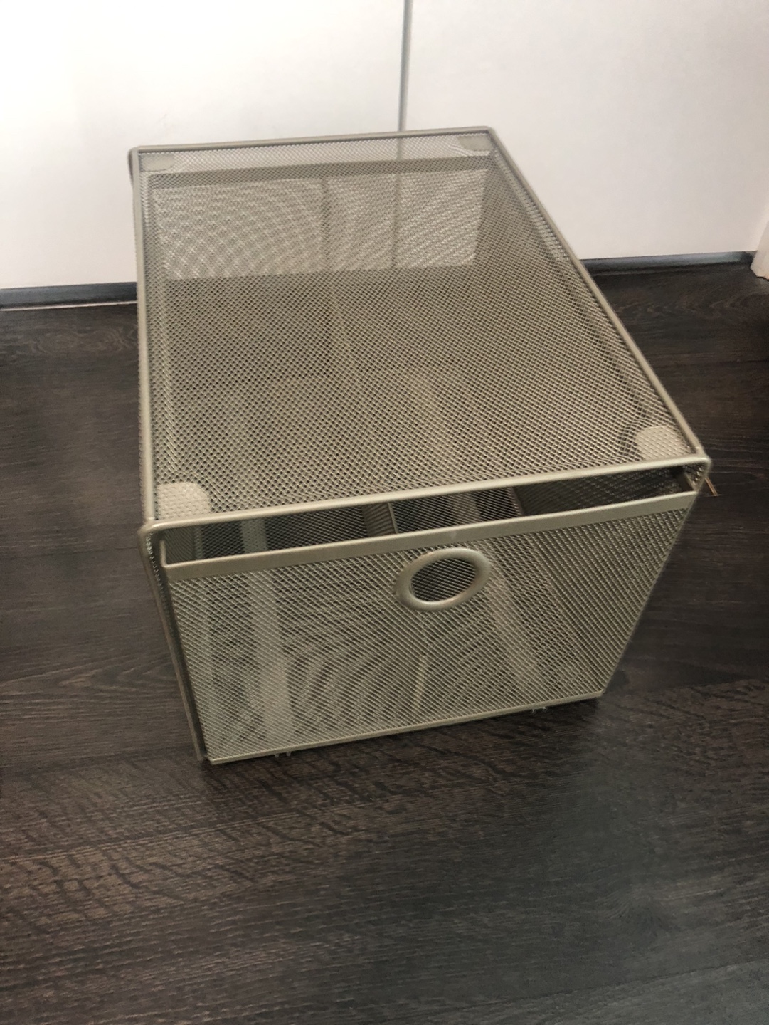 Metal Mesh Organizer with Two Drawers