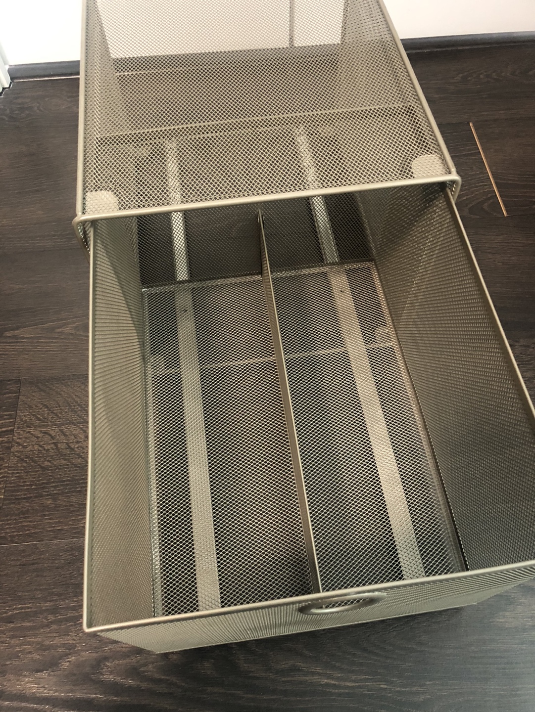Metal Mesh Organizer with Two Drawers - photo 2
