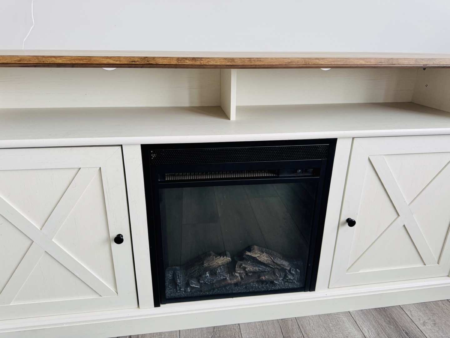 TV Stand with Electric Fireplace - photo 4
