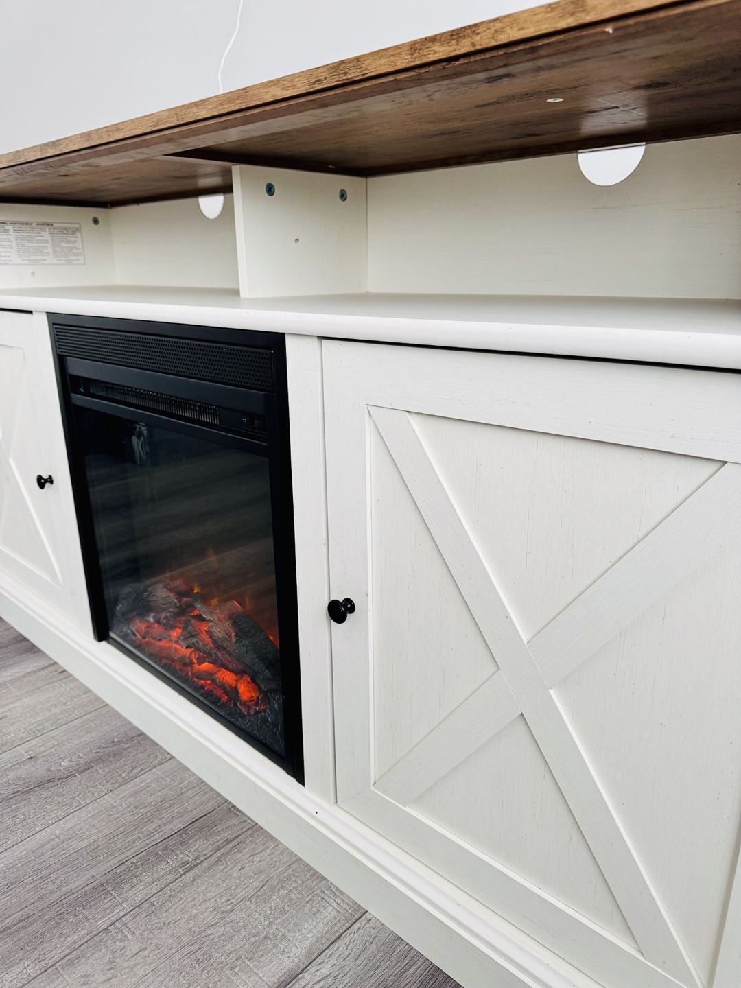 TV Stand with Electric Fireplace - photo 5