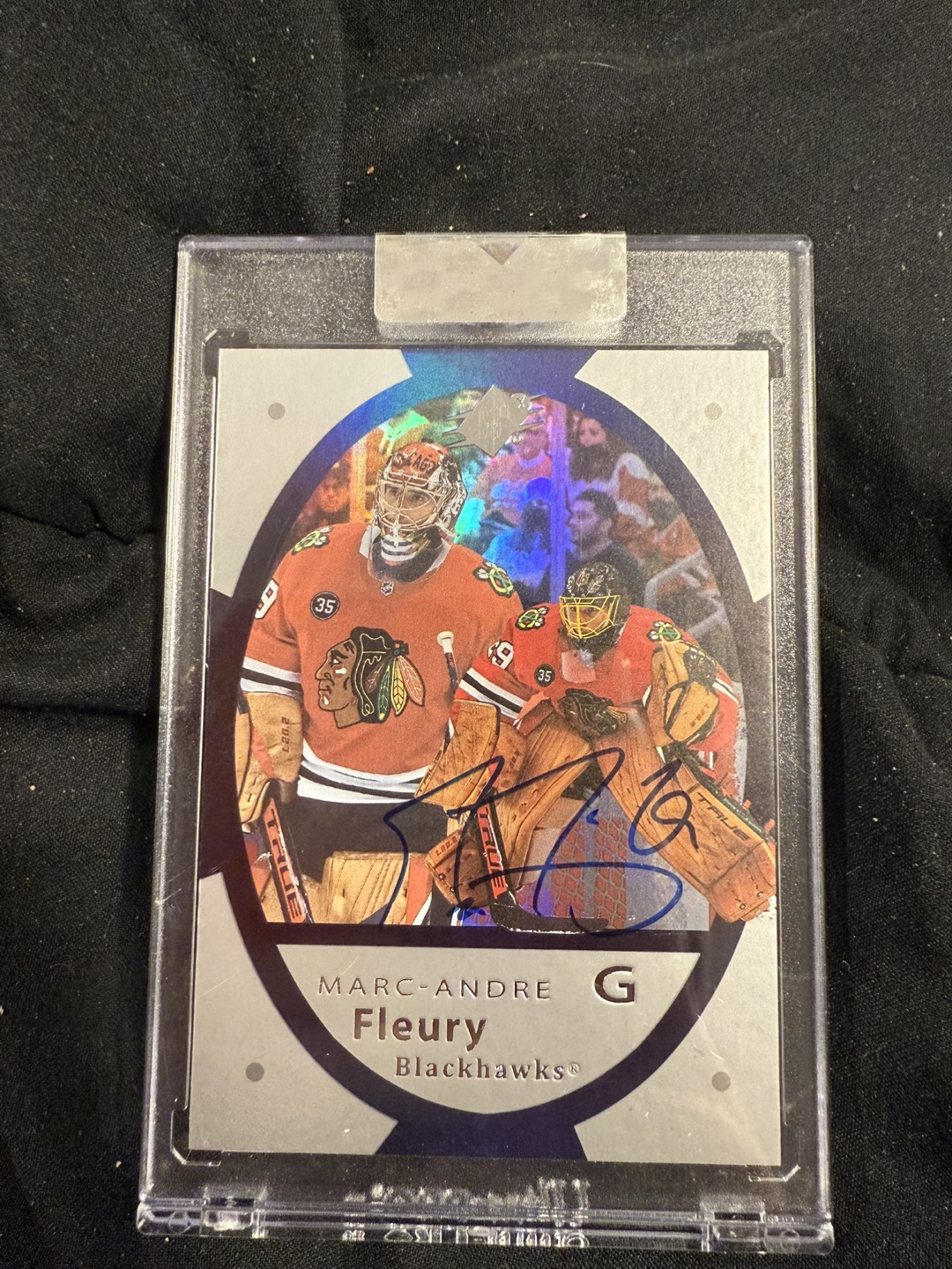 Marc-Andre Fleury Autographed Hockey Card