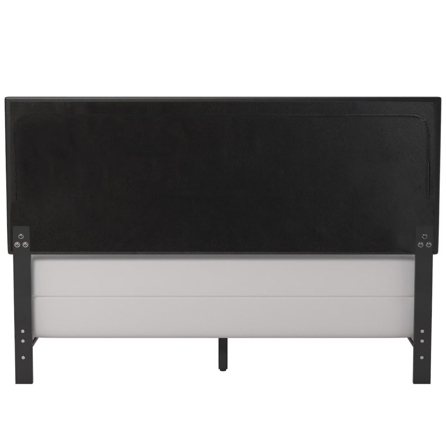 Queen Upholstered Bed Frame, Black - photo 5