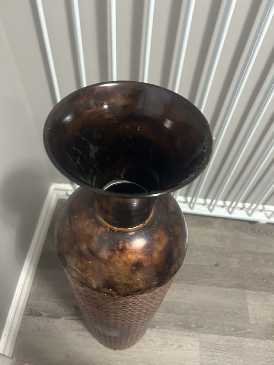 Tall Metal Floor Vase - photo 4