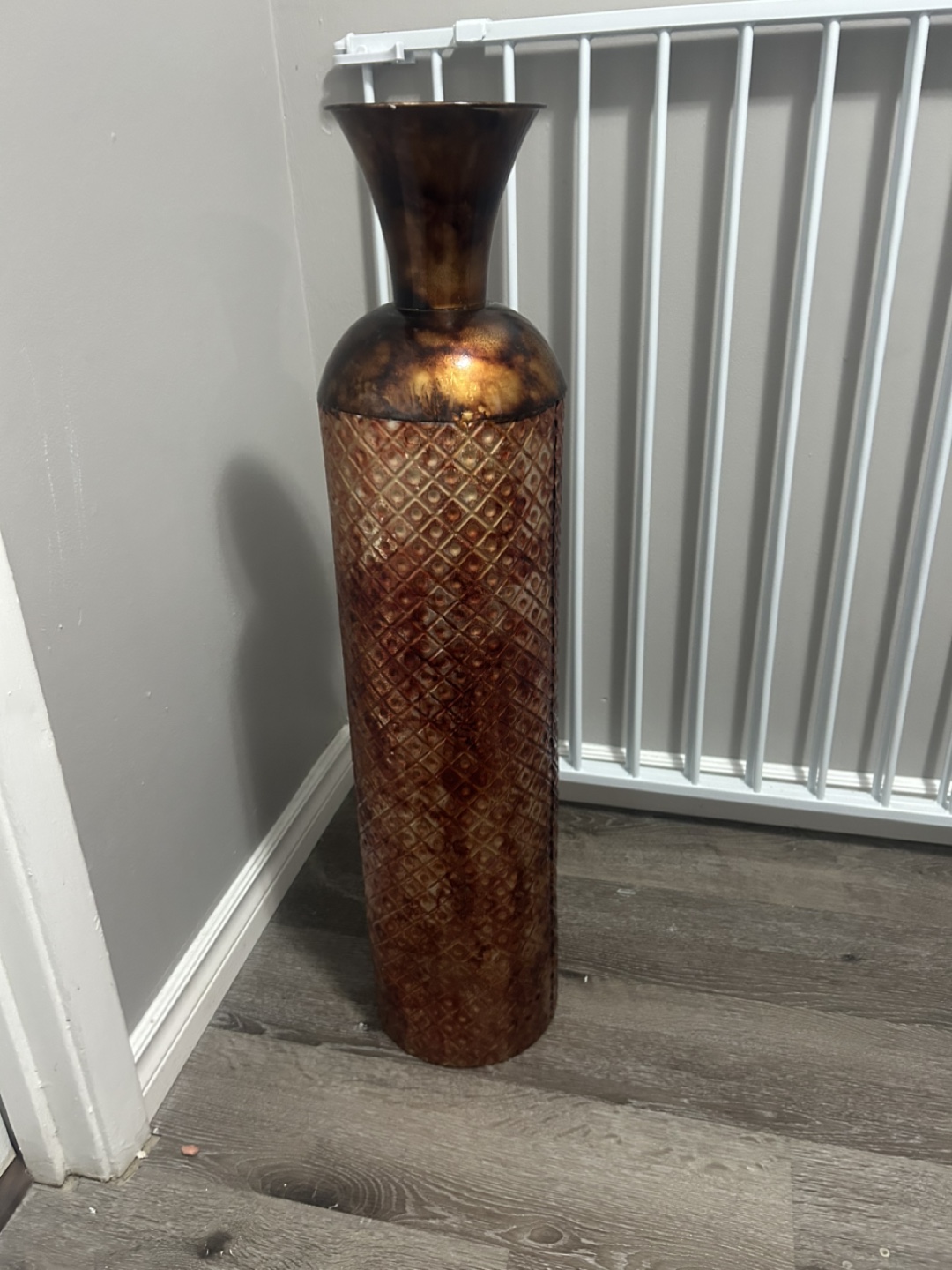 Tall Metal Floor Vase - photo 2