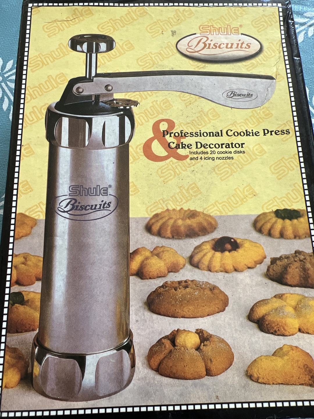 Shule Biscuits Professional Cookie Press & Cake Decorator