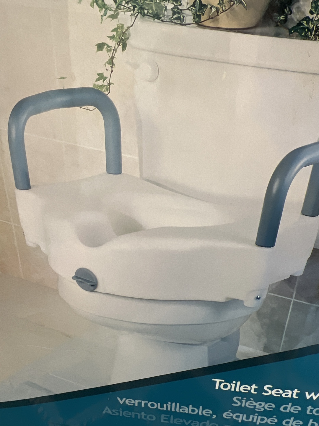 Guardian Select Locking Elevated Toilet Seat with Padded Arms - photo 2