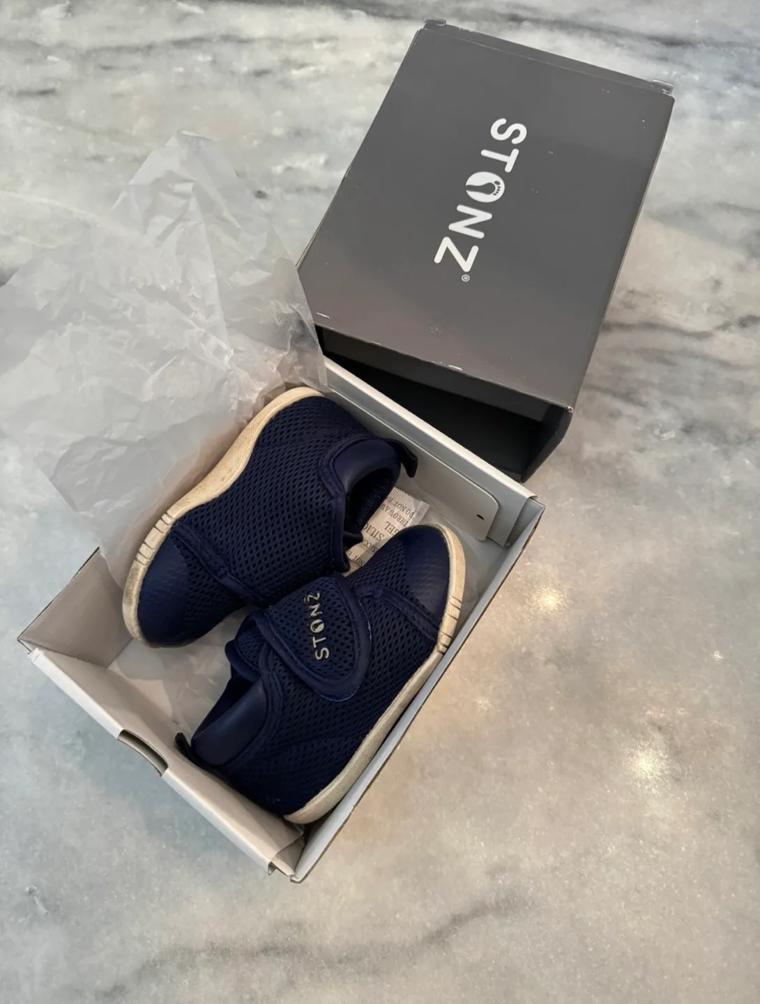 Stonz running shoes - Size 12-18 Months - Navy image indicator(4)