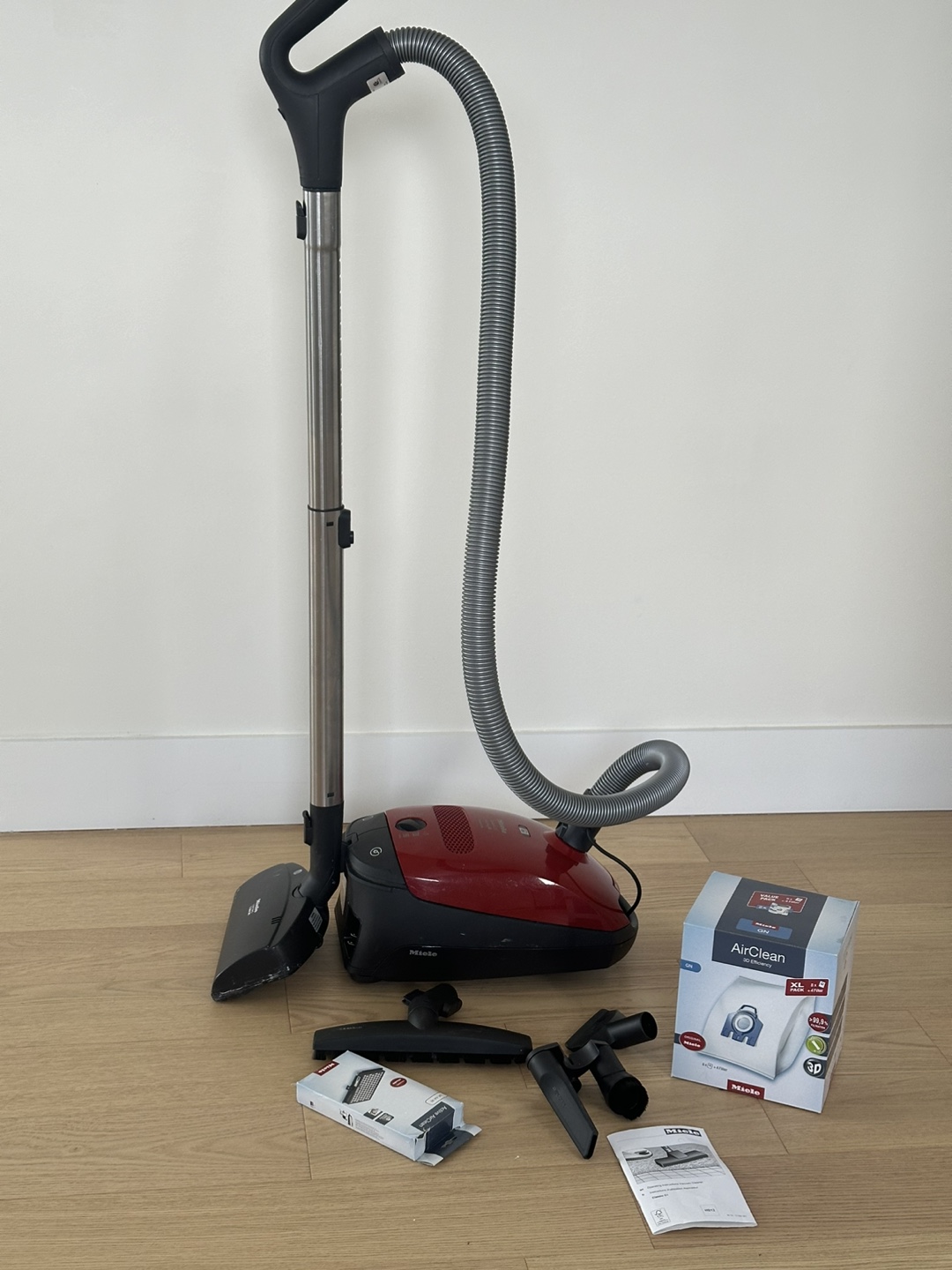 Used Miele Vacuum Cleaner with Attachments