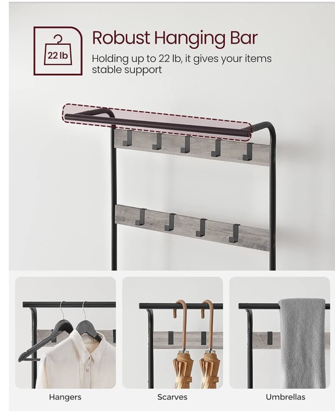 Coat Rack/Entryway Bench - photo 5