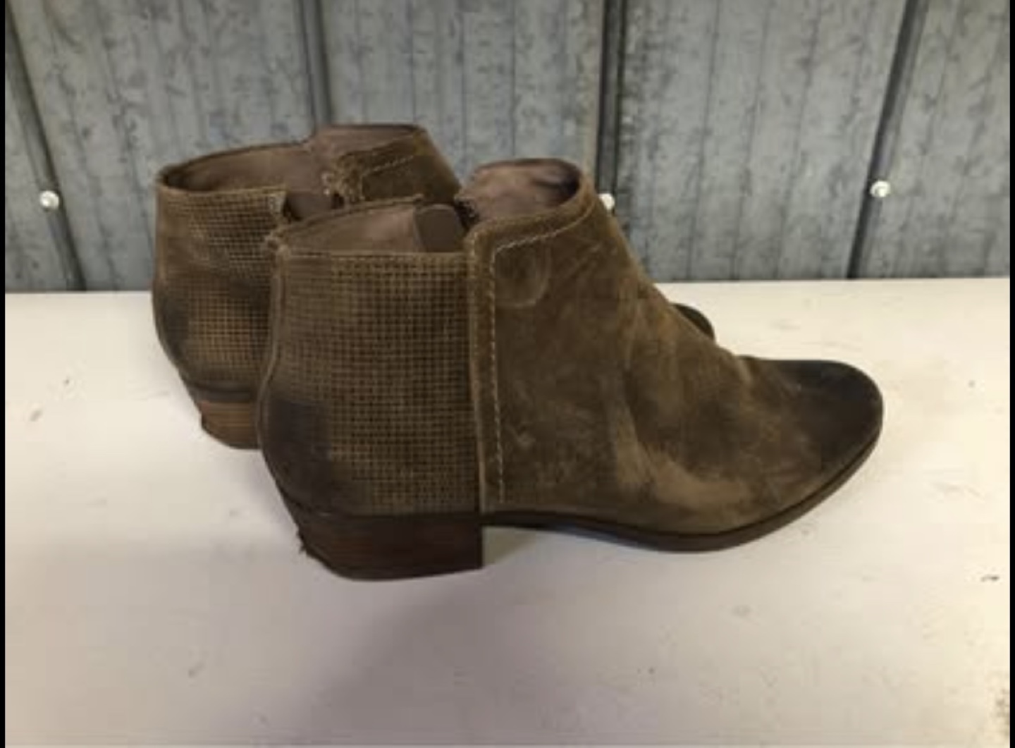 Brown Suede Ankle Boots