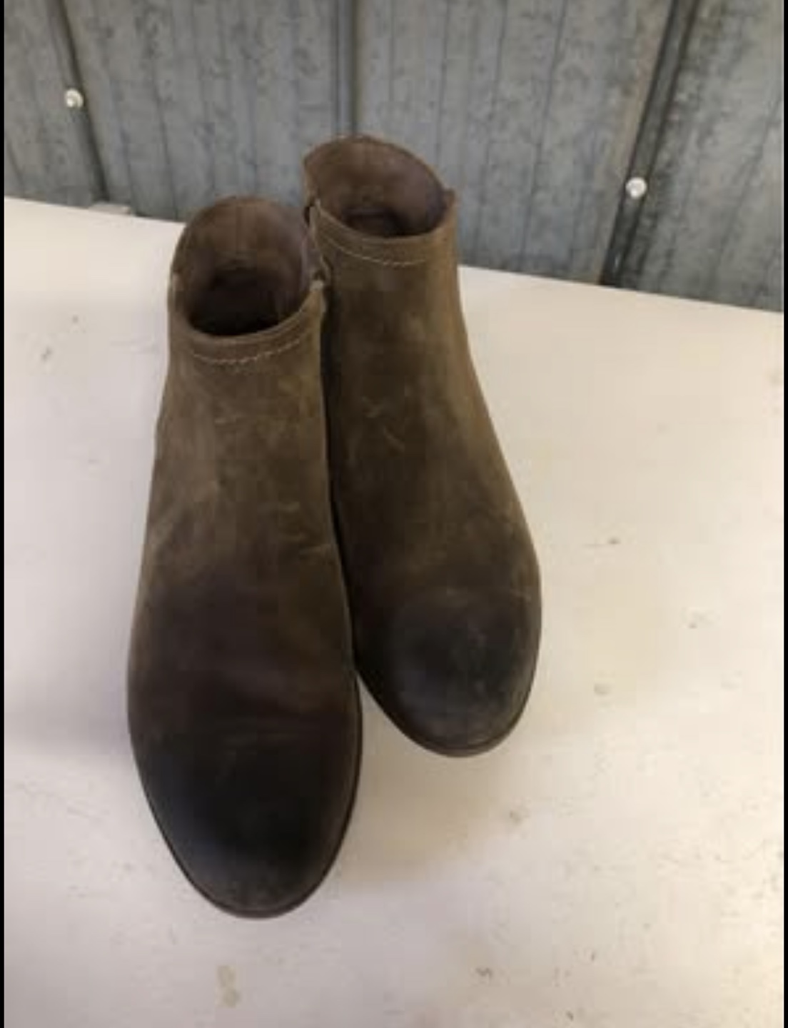 Brown Suede Ankle Boots - photo 3
