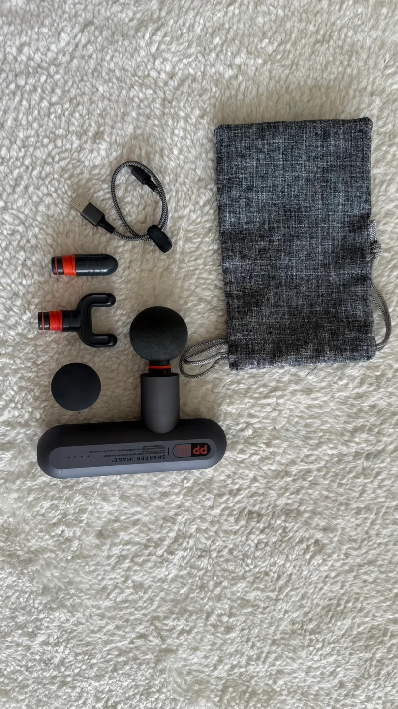Sharper Image PowerBoost Mini Massage Gun thumbnail
