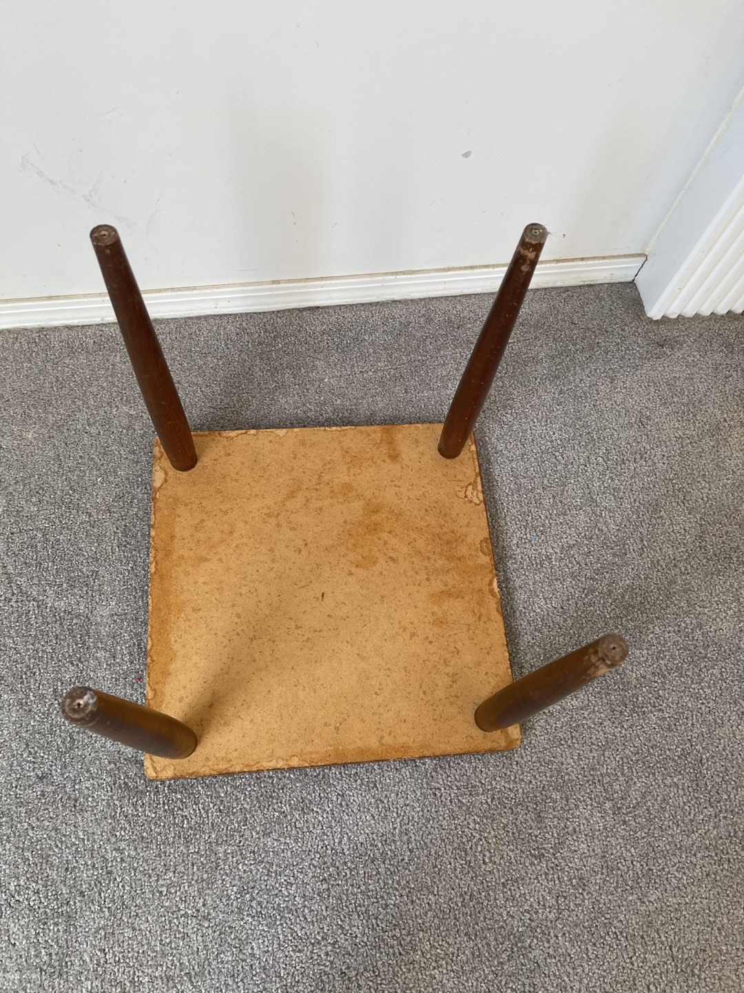 Vintage Mid-Century Modern Square End Table - photo 2