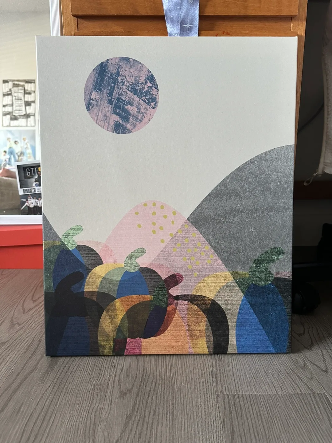 Set of Two Modern Canvas Wall Art Prints image indicator(2)