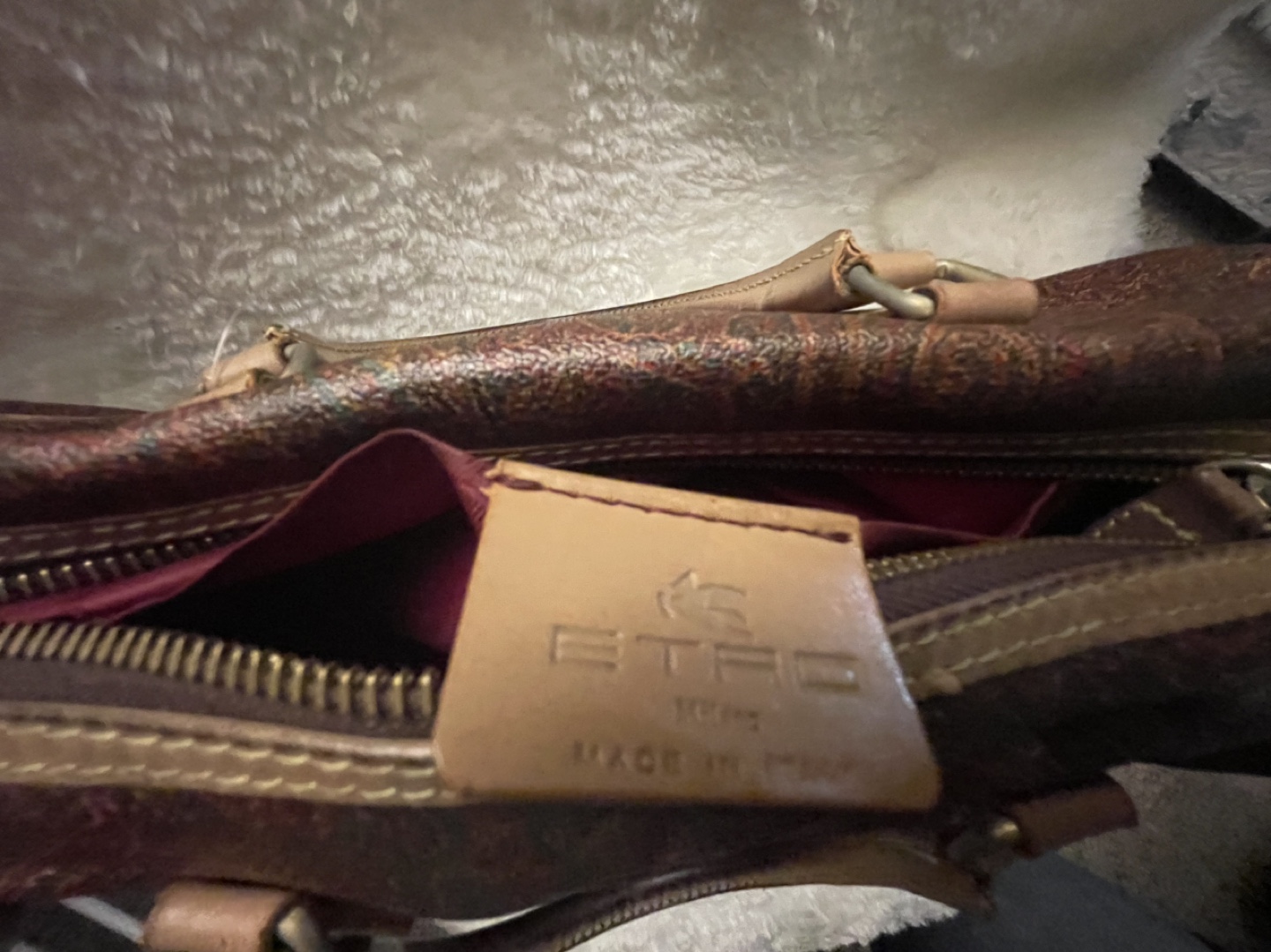 ETRO Brown Paisley Handbag - photo 3