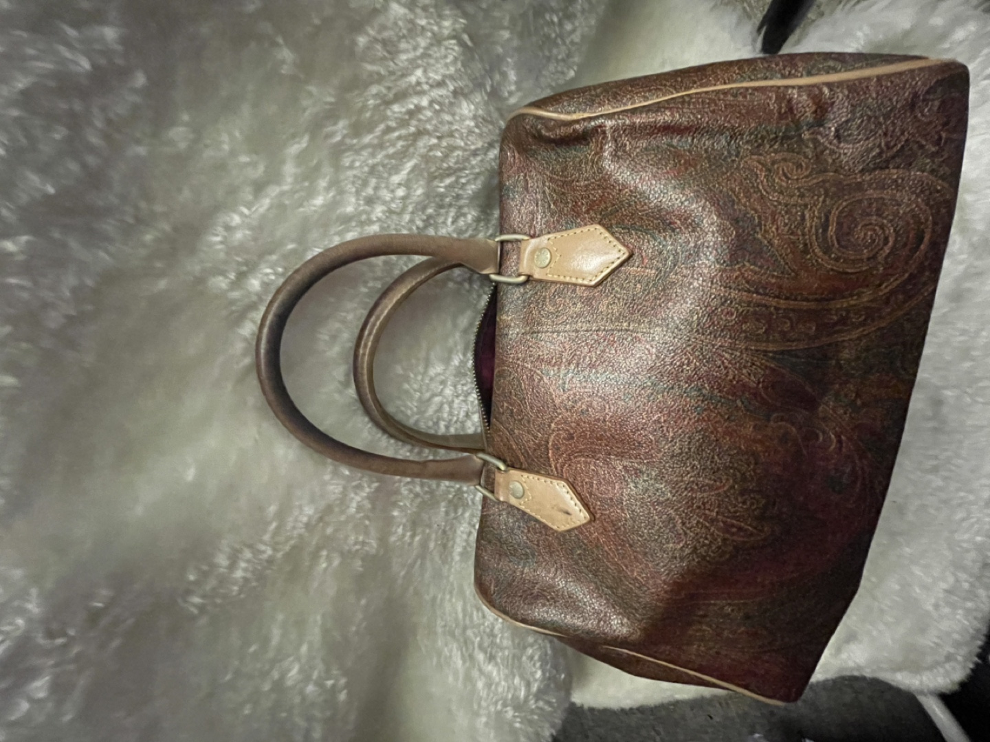 ETRO Brown Paisley Handbag - photo 2