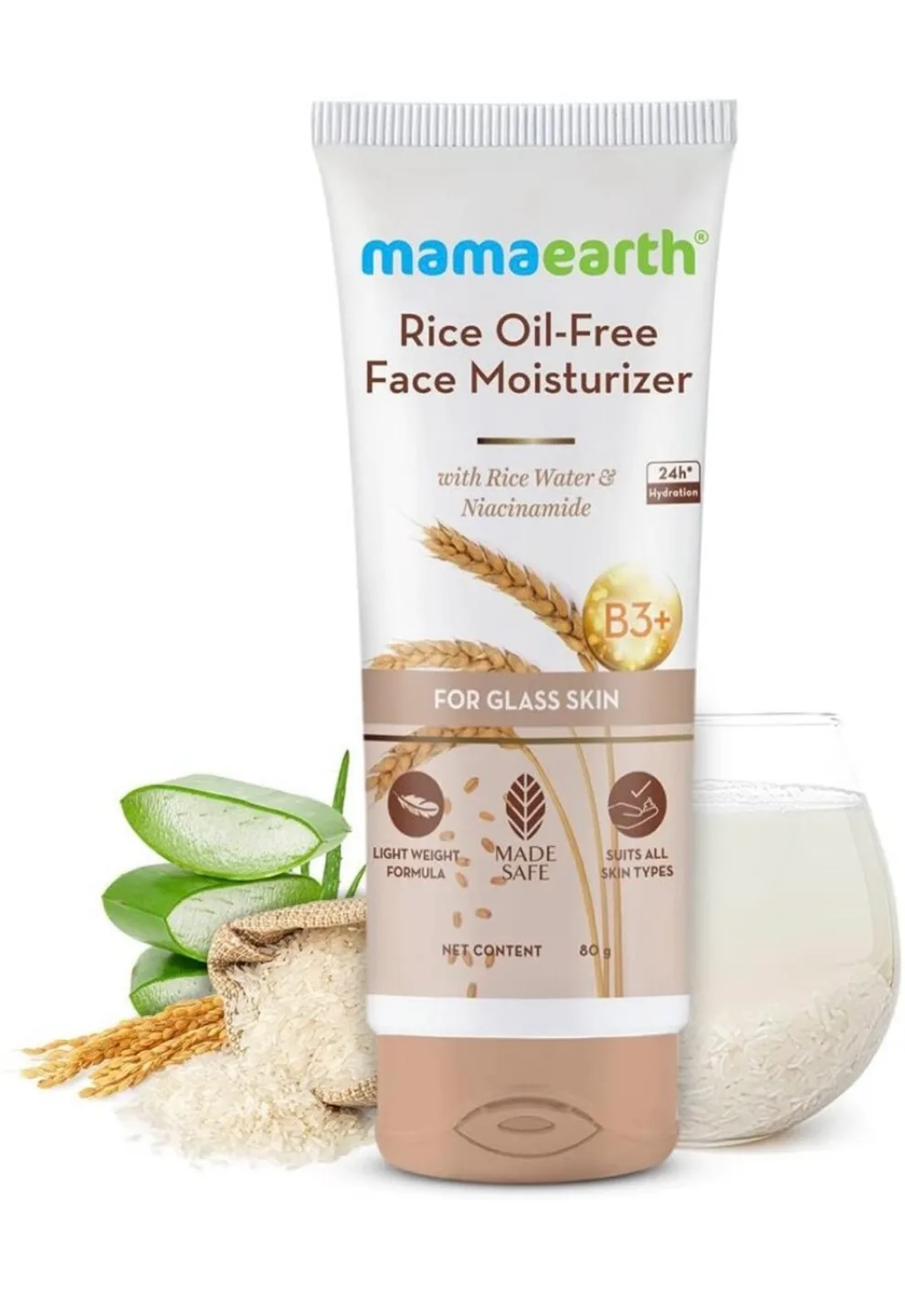 Mamaearth Rice Oil-Free Face Moisturizer thumbnail