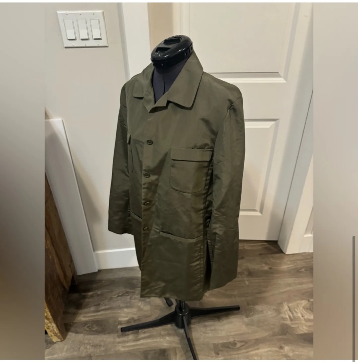 Tomaso stefanelli vintage cotton x silk military jacket - image indicator(3)