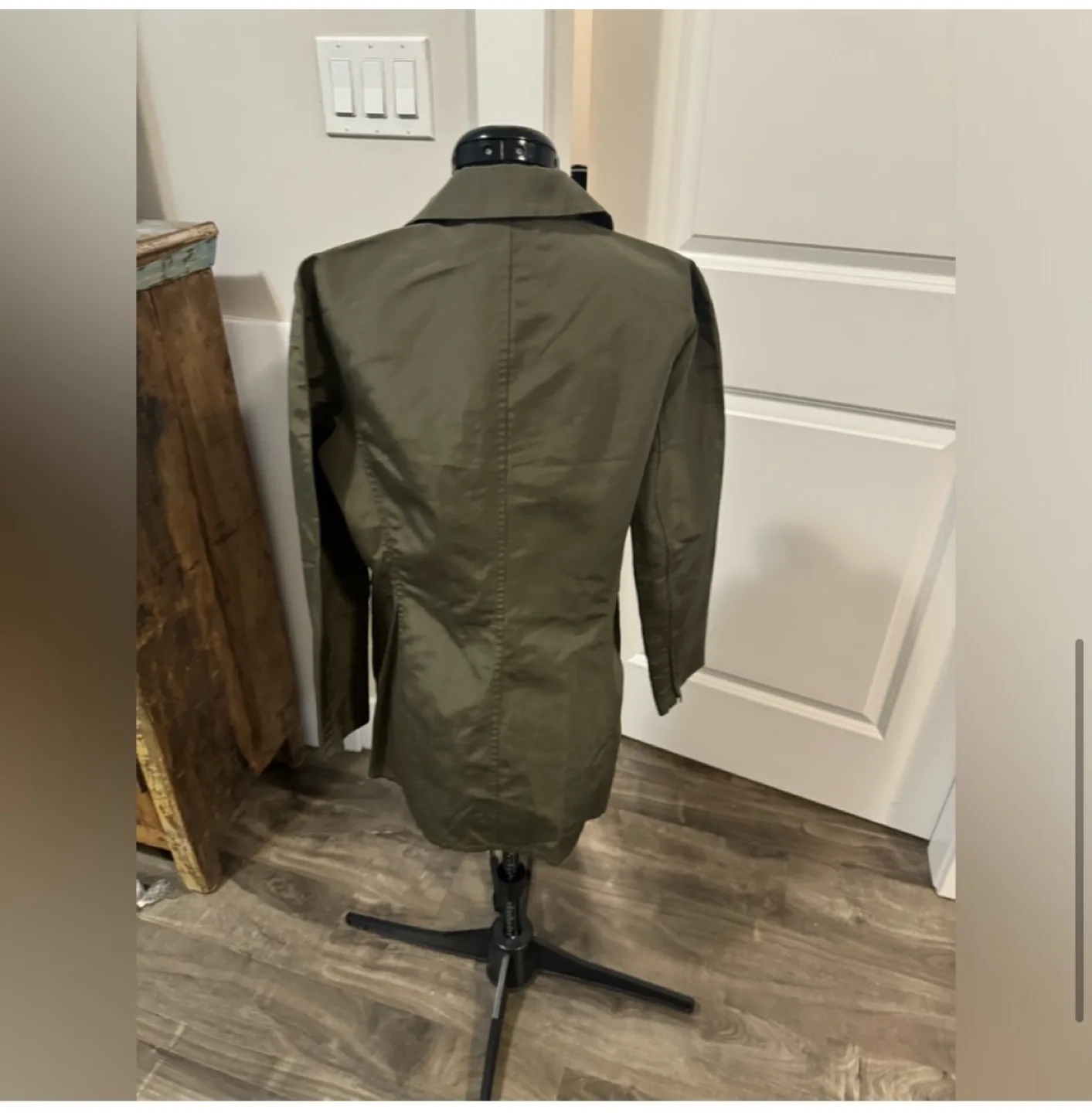 Tomaso stefanelli vintage cotton x silk military jacket - image indicator(4)