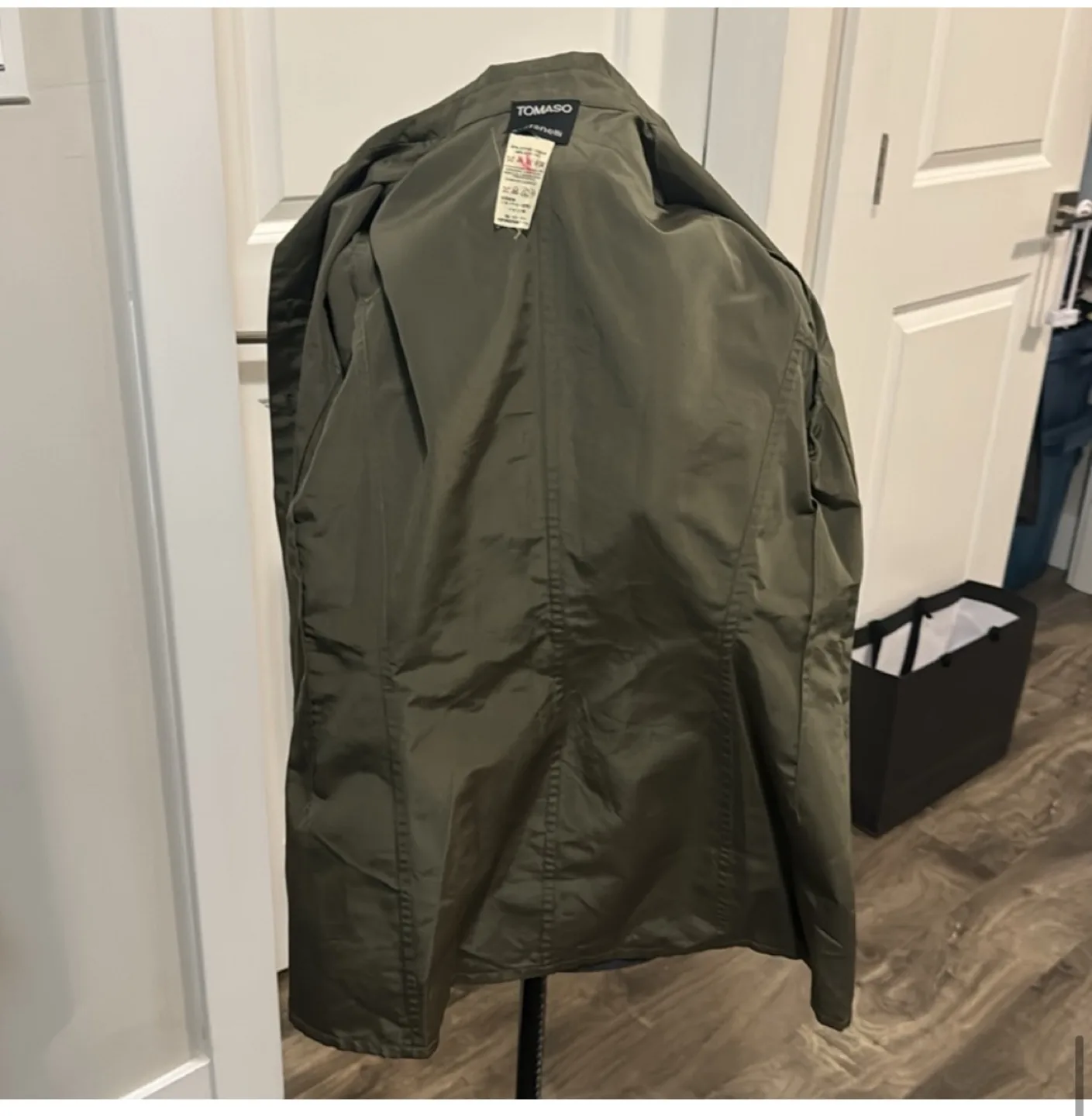 Tomaso stefanelli vintage cotton x silk military jacket - image indicator(7)