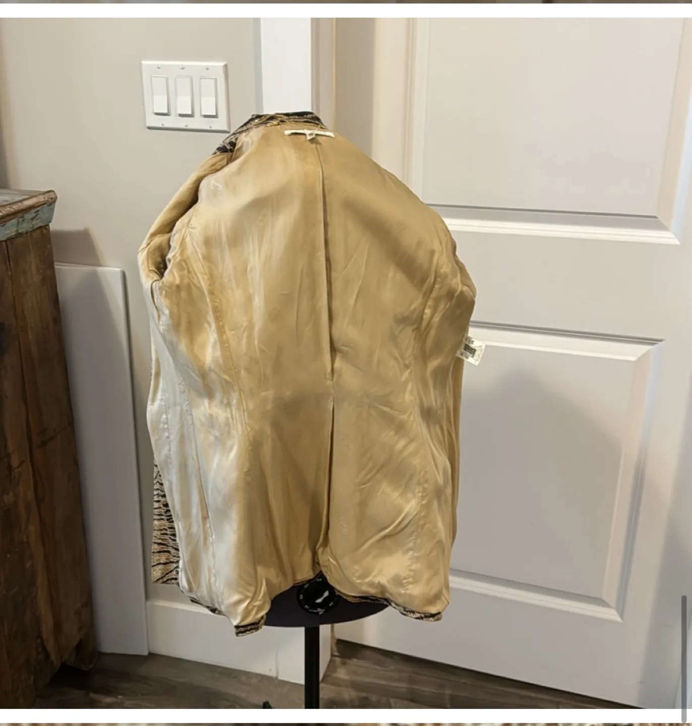 Vintage Escada animal print leather jacket - sz 36 (small) image indicator(10)