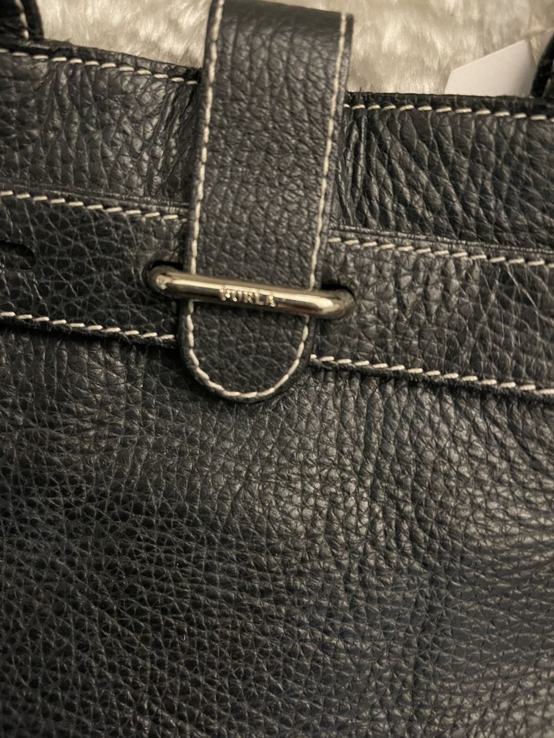 Furla Black Leather Tote Bag - photo 2
