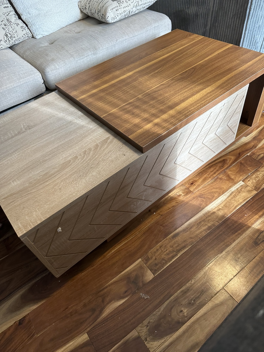 Modern Lift-Top Coffee Table with Storage
