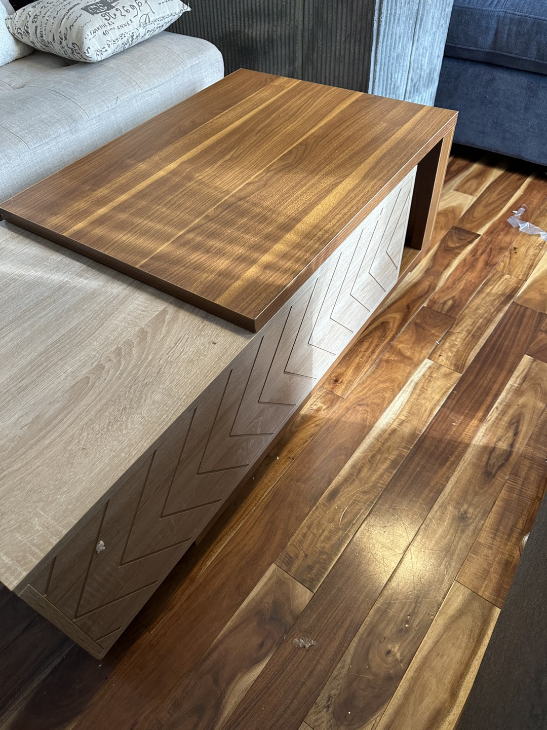 Modern Lift-Top Coffee Table with Storage - photo 2