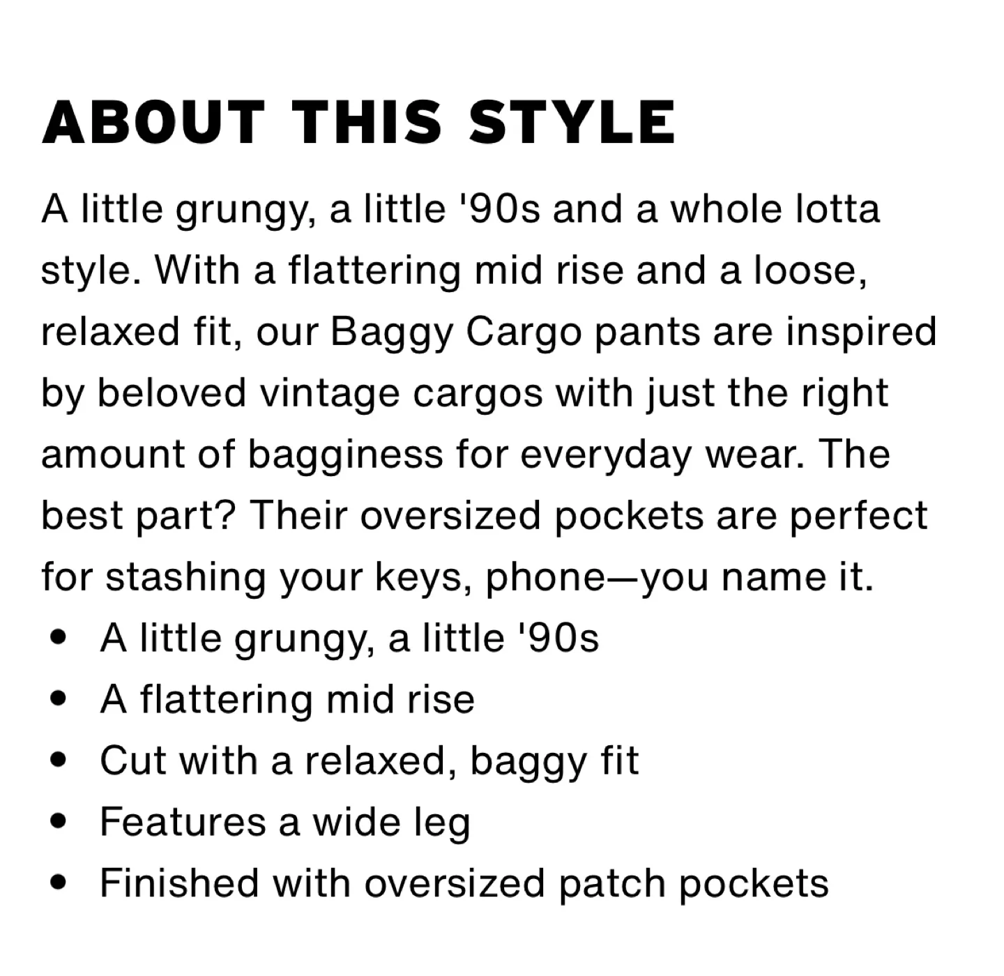 New Women’s Levi’s  Baggy Cargo Pants Size 32*30 image indicator(5)