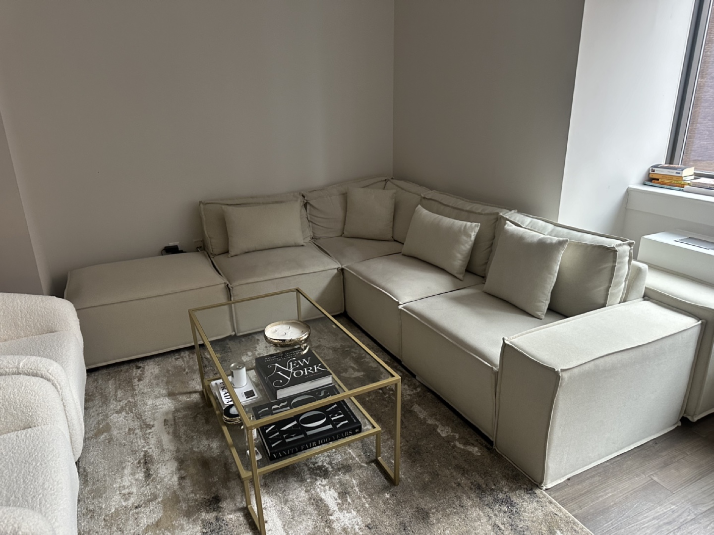 Modular Sectional Sofa - Off-White - photo 4