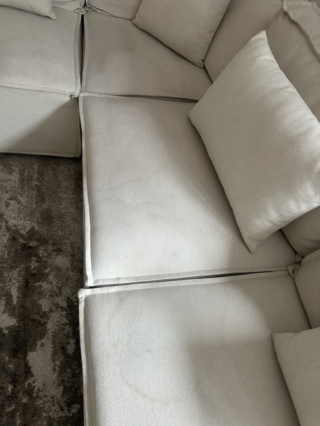 Modular Sectional Sofa - Off-White - photo 5