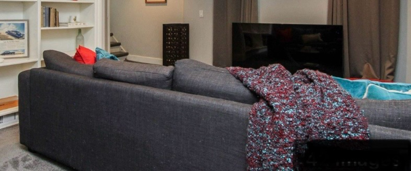 Dark Grey L-Shaped Sectional Sofa - photo 3