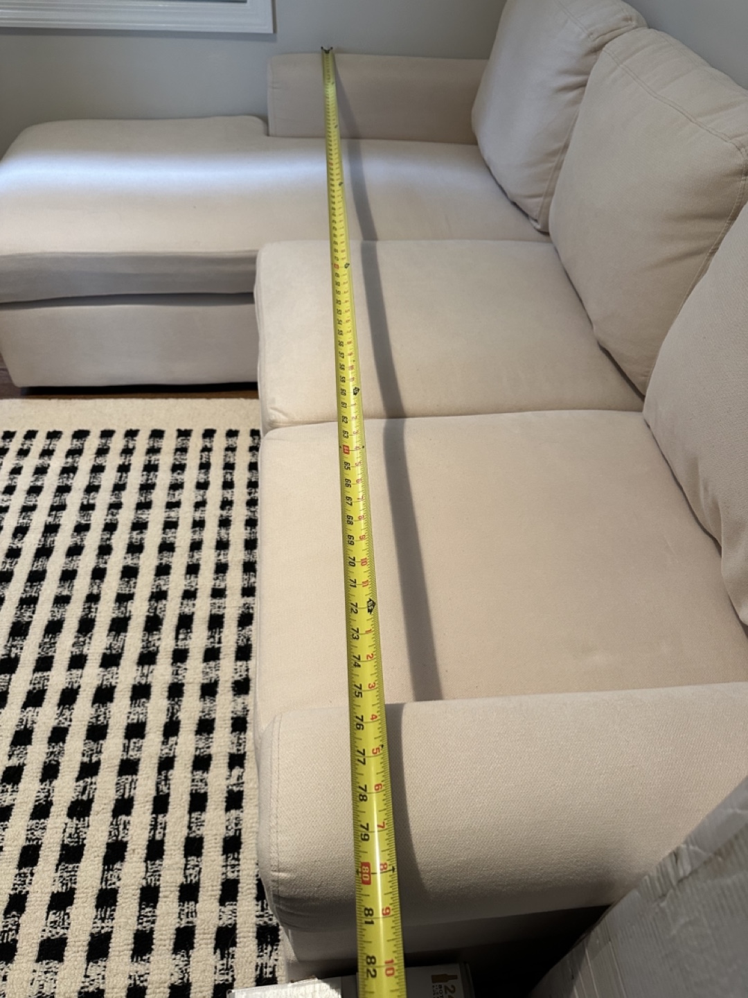 Off-White Sectional Sofa - photo 2