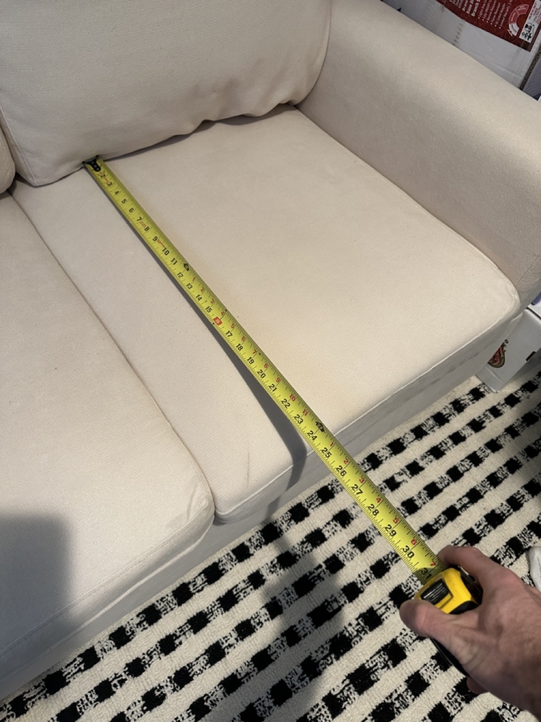 Off-White Sectional Sofa - photo 3